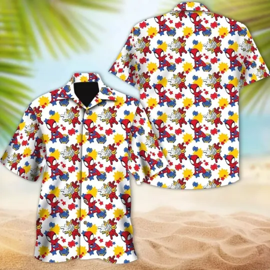 Discover Spiderman Superhero Hawaiian Shirt for Men