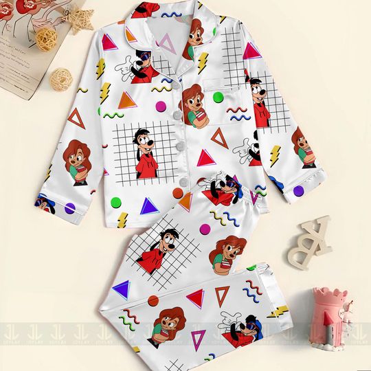 Discover Powerline Max Roxanne Unisex Satin Pajamas Set, Spooky Season Pajamas