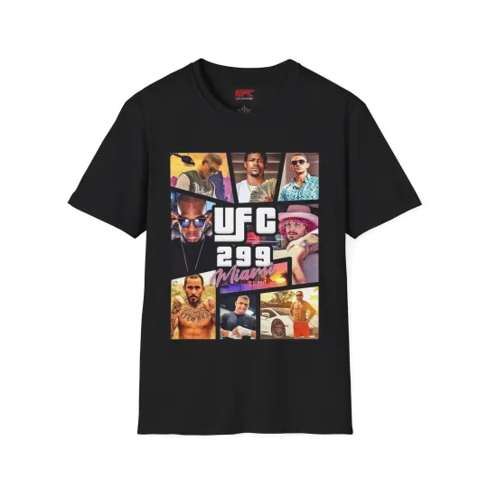 Discover 299 Miami T-Shirt Sean O’Malley Dustin Poirier Michael Page Kevin