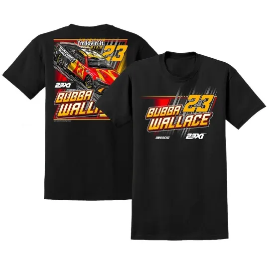 Discover HOT! Wallace Bubba #23 Racing Car T-Shirt for Men – Black Tee Gift Fan