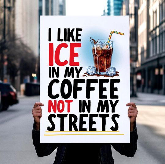 Discover Anti Trump Protest Sign: Printable Rally Poster (Digital Download, 5 Sizes)