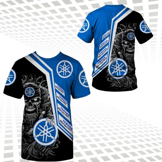 Discover Motorsport Racing Skull 3D T-Shirt