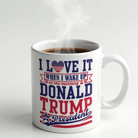 Discover Funny Trump Coffee Mug, MAGA Trump Mug, Republican Patriotic Gift
