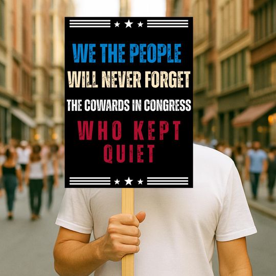 Discover No Kings In America Protest Sign, Anti-Trump Resistance, No Felon, Political Activist Poster, Rally Sign, Resist Fascism Protest Poster