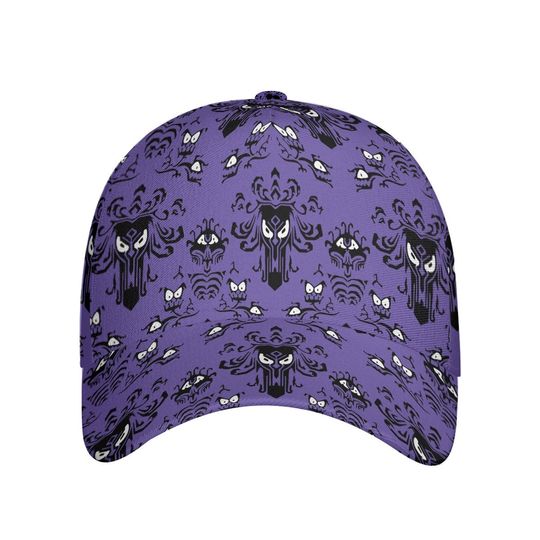 Discover Haunted Wallpaper Black Buckle Baseball Cap