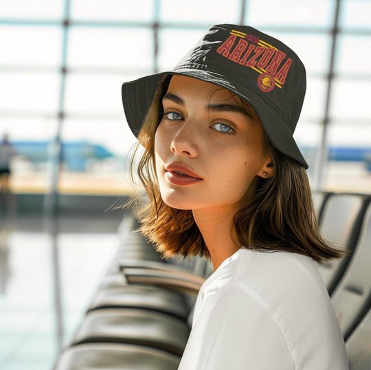 Discover Arizonna Football Bucket Hat, Vintage Cardinal Bucket Hat, Retro Football Cap, Cardinal Fan Gift, Football Apparel