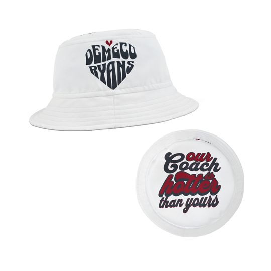 Discover DeMeco Ryans Our Coach Is Hotter Than Yours Bucket Hat, Houston Football Fan Gift, Texan Trendy Bucket Hat, Retro Print Texans Bucket Hat