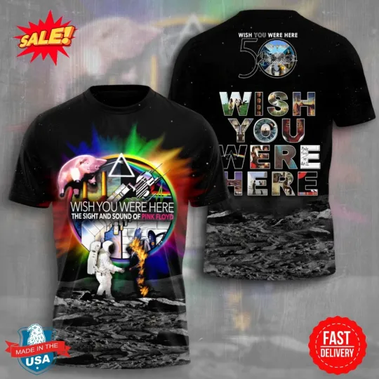 Discover Pink Floyd Wish You Were Here 3D T-Shirt