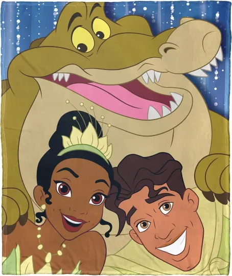 Discover Bayou Friends Disney 100 Holiday DisneyFriends Christmas Fleece Blanket