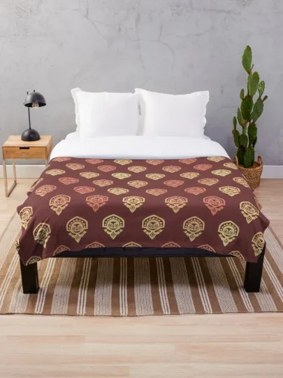 Discover Disney Great Ceremonial House Pattern Cozy Fleece Blanket