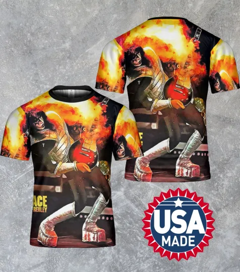 Discover Ace Frehley 3D T-Shirt Unisex, Music Band Fan Gift