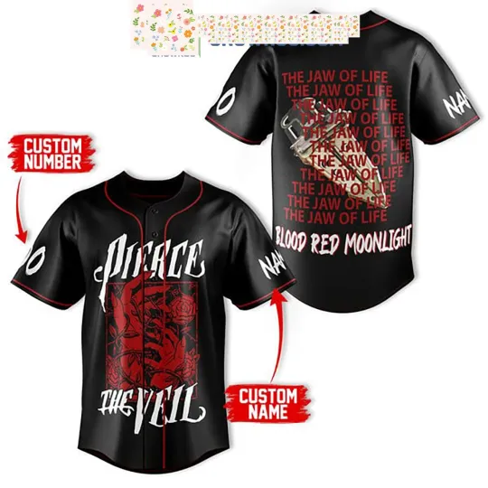Discover Pierce The Veil I Love You Personalized Baseball Jersey
