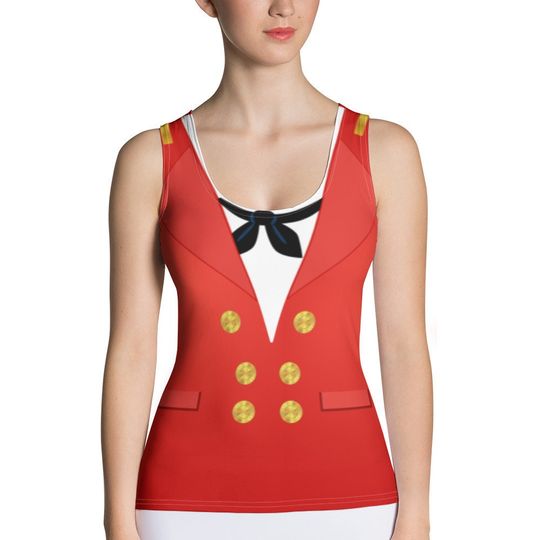 Discover Lady Captain Cruise Line Tank Top