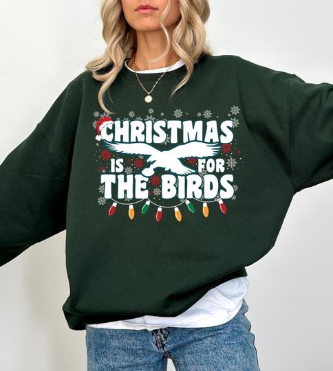 Discover Christmas Philadelphia Sweatshirt: Philly Skyline Holiday Crewneck