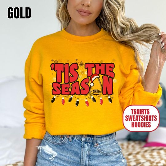 Discover Christmas Kansas City Football Apparel, Tee, Crewneck Sweatshirt, Hoodie, Mens & Womens, Gift For Sports Fan, Game Day Gear, Tis the Season