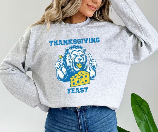 Discover Detroit Thanksgiving Sweatshirt Detroit Football Shirt Gift for Detroit Football Fan Thanksgiving Game Shirt Detroit vs Green Bay Game Day