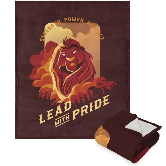 Discover Disney The Lion King Lead With Pride Cozy Fleece Blanket