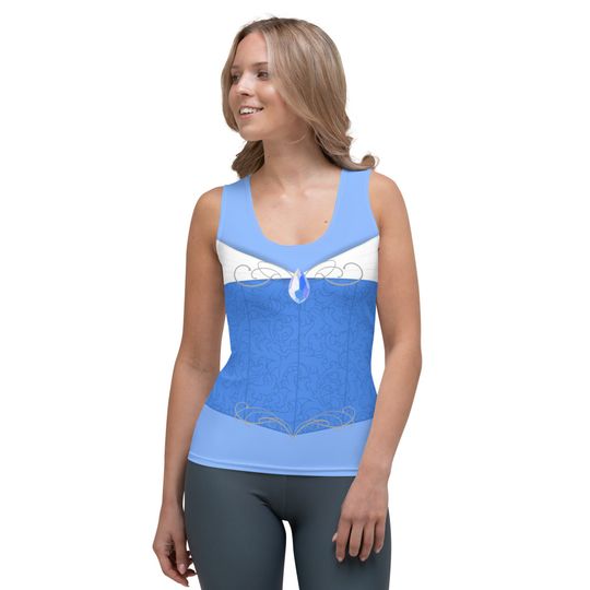 Discover Make It Blue Sleeping Princess Tank Top