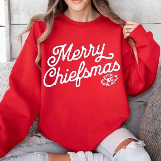 Discover Kansas City Football Sweatshirt, Christmas Kansas City Football Crewneck, Kansas City Shirt, Christmas Chiefs Sweatshirt