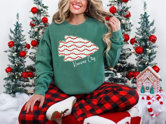 Discover Kansas City Sweatshirt, Kansas City Football Sweatshirt, Little Debbies Sweatshirt, Christmas Sweatshirt, Winter Sweatshirt.