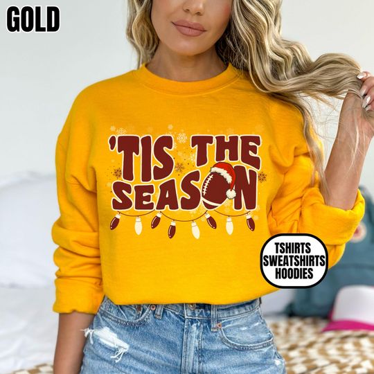 Discover Christmas Washington Football Apparel, Tee, Crewneck Sweatshirt, Gift For Sports Fan, Game Day Outfit, Tis the Season