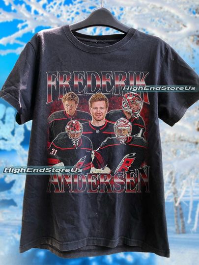 Discover Frederik Andersen Shirt Ice Hockey Swedish Professional Hockey Championship Sport Merch Vintage Sweatshirt Hoodie Graphic Tee Gift Fans