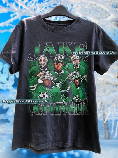 Discover Jake Oettinger shirt, Dallas Hockey Sweatshirt, Hockey Fan Shirt, Oettinger t-shirt, Bootleg Rap tee, Hockey player tshirt
