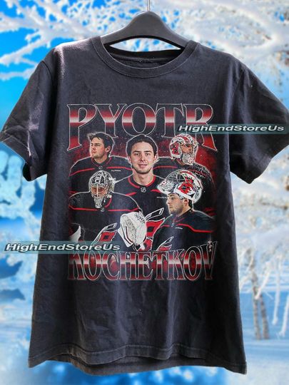 Discover Pyotr Kochetkov shirt, Carolina Hockey Sweatshirt, Hockey Fan Shirt, Kochetkov t-shirt, Bootleg Rap tee, Hockey player tshirt