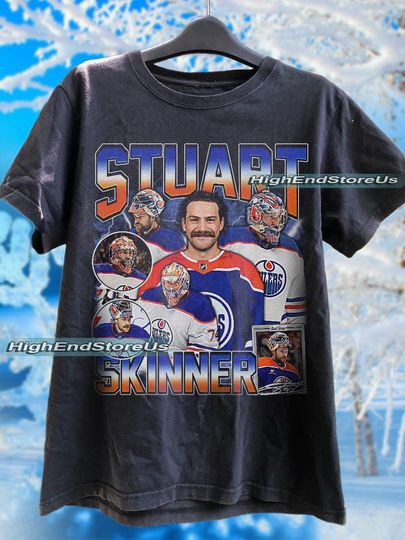 Discover Stuart Skinner Shirt Ice Hockey American Professional Hockey Championship Sport Merch Sweatshirt Hoo die Graphic Tee Gift Fans