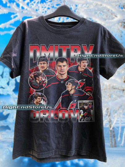 Discover Dmitry Orlov Shirt Ice Hockey American Professional Hockey Championship Sport Merch Vintage Retro Sweatshirt Hoodie Graphic Tee