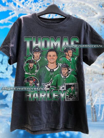 Discover Thomas Harley Shirt Ice Hockey American Professional Hockey Championship Sport Merch Vintage Sweatshirt Hoodie Graphic Tee Gift Fans