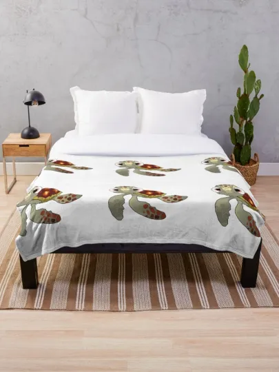 Discover Disney Finding Nemo Cute Squirt Cozy Fleece Blanket