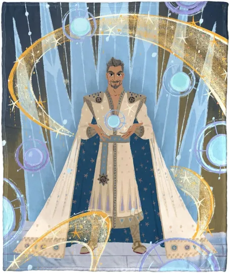 Discover King Magnifico Disney Wish DisneyFriends Fleece Blanket