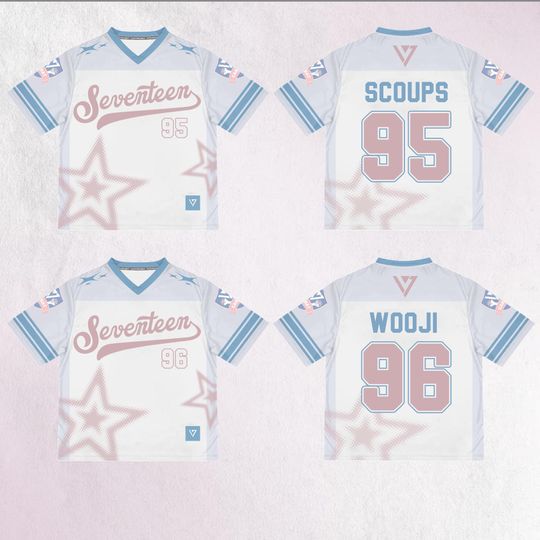 Discover Custom SVT World Tour Mesh Baseball Jersey - Kpop Crop Top, Football Style, Gift for Carat