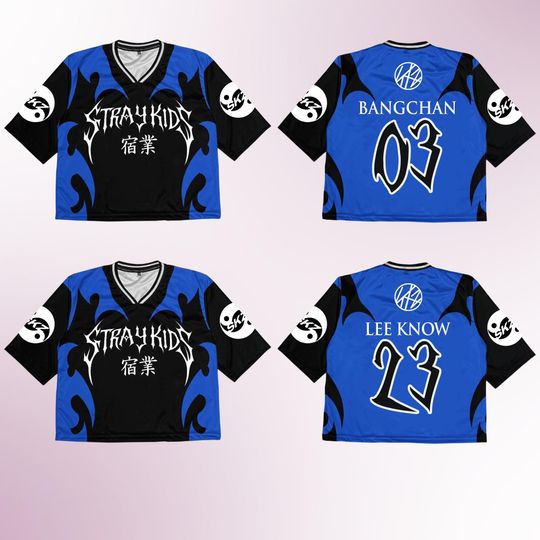Custom Number Kpop Crop Top Mesh Baseball Jersey for Fans