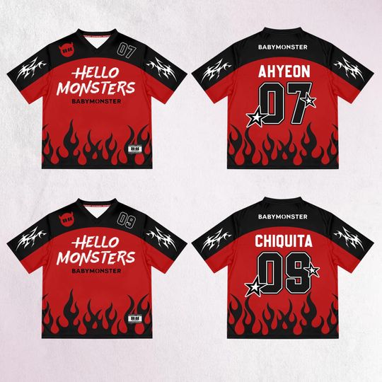 Discover Hello Monster Tour Unisex Mesh Baseball Jersey for Fans