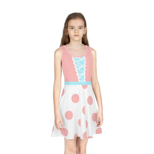 The "Bo Peep" Girls' Sleeveless Sundress