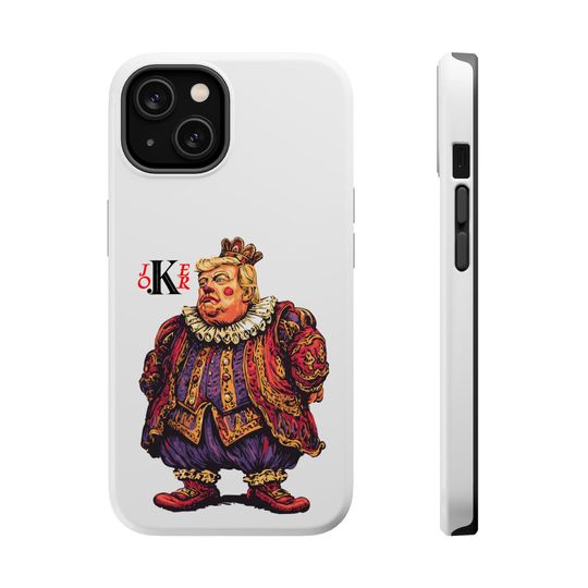 Discover No Kings Joker Anti-Trump Phone Case | Political Satire Art Case