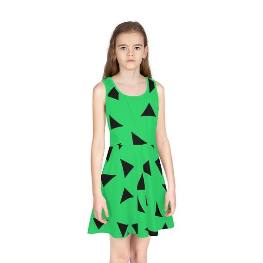 Discover Prehistoric Babe Girls' Sleeveless Sundress