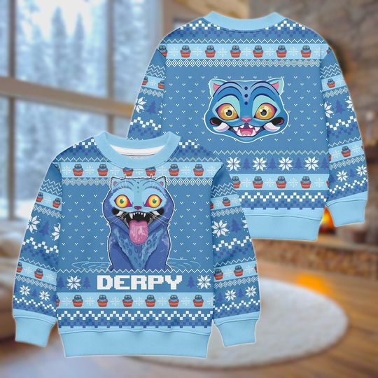 Discover Tiger Ugly Christmas Sweater for Kids