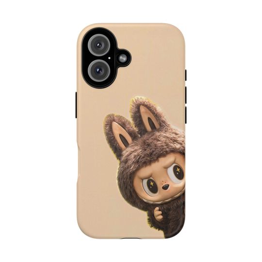 Discover Cute Labubu Phone Case, Tough Cases for Kids, Unique Animal Design, Cartoon Phone Cover, Gift for Animal Lovers