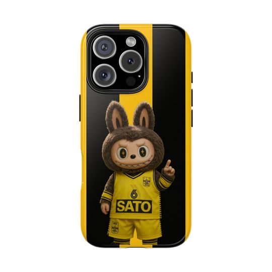 Discover Basketball Tough Phone Cases, Labubu Aris FC Design, Hard Phonecase, Sports Theme, Protective Case