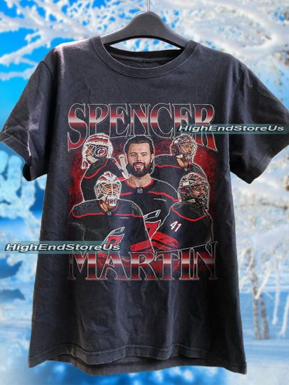 Discover Spencer Martin Graphic Tee, Spencer Martin Unisex Shirt, Spencer Martin Vintage Shirt, Spencer Martin Hockey Shirt, 90s Vintage Hockey Shirt