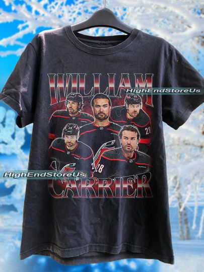 Discover William Carrier Shirt Ice Hockey American Professional Hockey Championships Sport Merch Vintage Sweatshirt Hoodie Graphic Tee Gift Fan