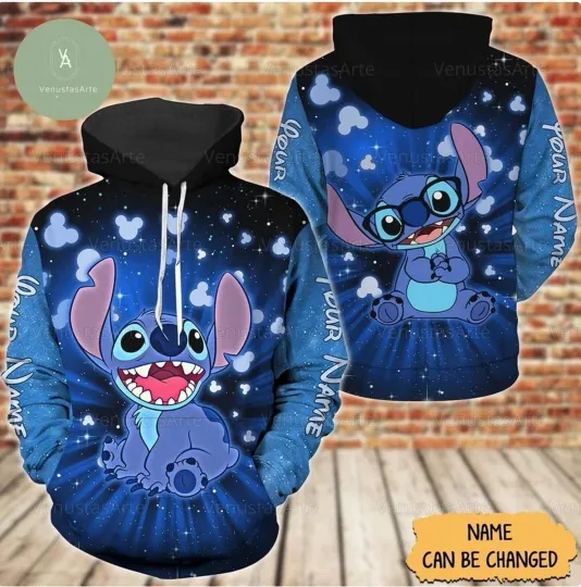 Discover Personalized Stitch 3D HOODIE The Mother Day Gift Christmas Gift Halloween Gift