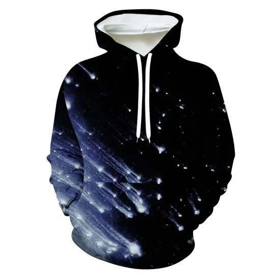 Unisex Christmas Hoodie 3D Print Pullover Big Pocket Plus Size Top