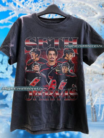 Discover Seth Jarvis Shirt Graphic Sport Tshirt Player Best Seller Bootleg Unisex Women Man Vintage 90s SweatshirtHoodie Graphic Tee Gift Fans