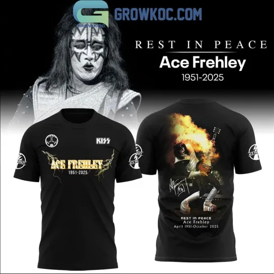 Discover Ace Frehleey Founding Guitarist For Band Rip 2025 Shirt