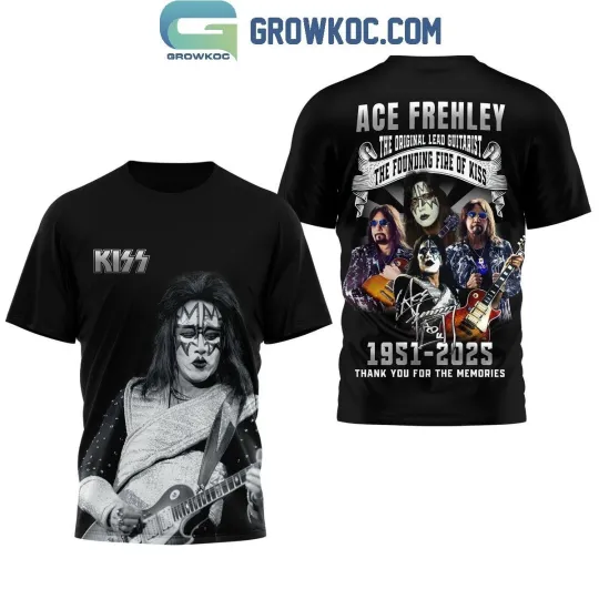 Discover Ace Frehley The Founding Fire Of 1951 2025 Memories Shirt