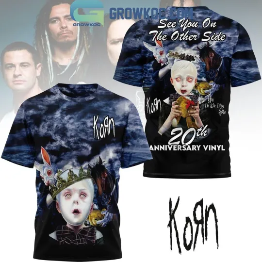 Korn See You On The Other Side 20th Anniversary Vinyl Shirt